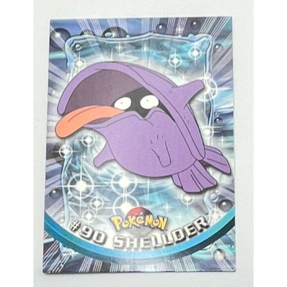 Shellder Pokemon Card Topps #90 TV Animation Edition Series Blue Logo - Picture 5 of 5